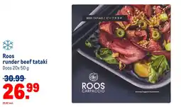 Makro Roos runder beef tataki aanbieding