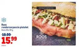 Makro Roos rundercarpaccio pistolet aanbieding