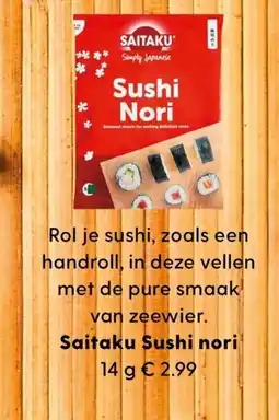 Allerhande Saitaku Sushi nori aanbieding