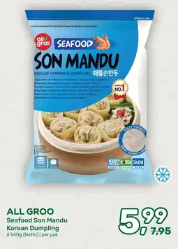 Amazing Oriëntal All groo Seafood Son Mandu aanbieding