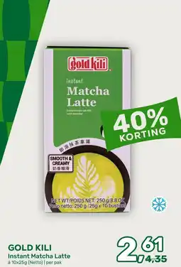 Amazing Oriëntal gold kili instant Matcha Latte aanbieding