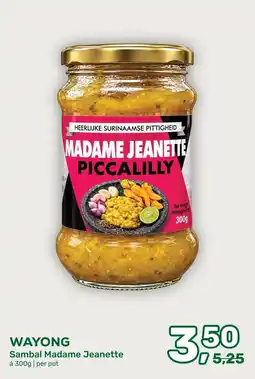 Amazing Oriëntal Wayong Sambal Madame Jeanette aanbieding