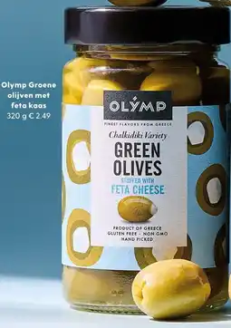 Allerhande Olymp Groene olijven met feta kaas aanbieding