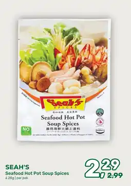 Amazing Oriëntal Seah's Seafood Hot Pot Soup Spices aanbieding