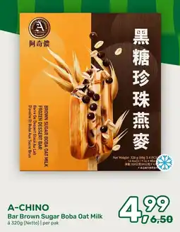 Amazing Oriëntal A-chino bar brown sugar boba oat milk aanbieding