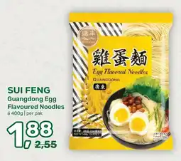 Amazing Oriëntal Sui Feng Guangdong Egg Flavoured Noodles aanbieding