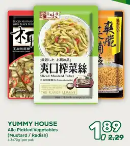 Amazing Oriëntal Yummy House Alle Pickled Vegetables (Mustard / Radish) aanbieding
