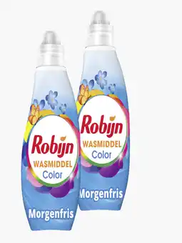 Flink Robijn Color morgenfris wasmiddel 665ml 2x aanbieding