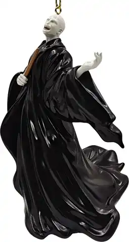 Intratuin Warner Bros kerst ornament Harry Potter voldemort zwart 7 x 9 x 11 cm aanbieding