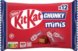 Dekamarkt Nestlé Kitkat chunky minis 12 st aanbieding