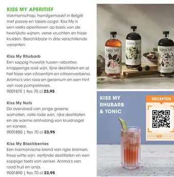 HANOS Kiss my aperitief Kiss My Rhubarb aanbieding