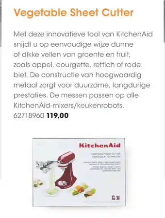 HANOS Vegetable Sheet Cutter aanbieding