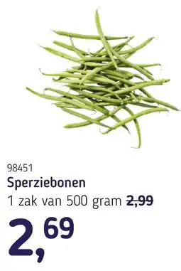 Van Hoeckel Sperziebonen aanbieding