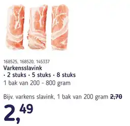 Van Hoeckel Varkensslavink aanbieding