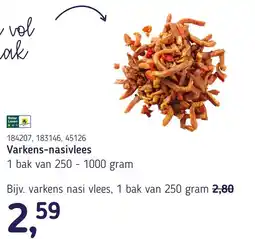 Van Hoeckel Varkens-nasivlees aanbieding