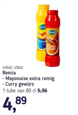 Van Hoeckel Remia Mayonaise extra romig Curry gewürz aanbieding