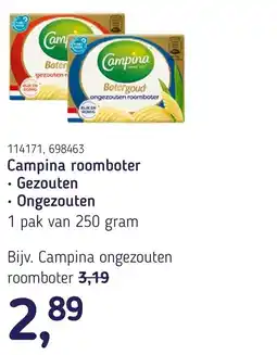 Van Hoeckel Campina roomboter aanbieding