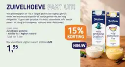 Van Hoeckel Zuivelhoeve volle proteïne yoghurt en -vla aanbieding