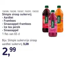 Van Hoeckel Slimpie siroop suikervrij aanbieding