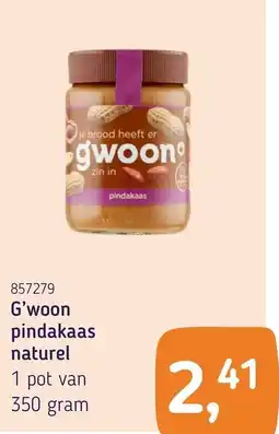 Van Hoeckel G'woon pindakaas aanbieding
