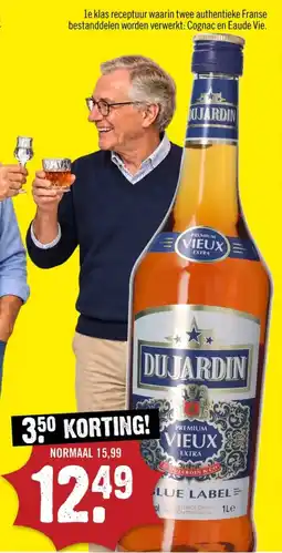 Dirck 3 dujardin premium vieux extra blue label aanbieding