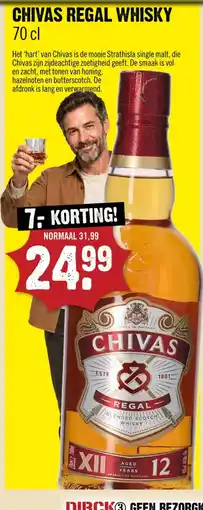 Dirck 3 chivas regal whisky aanbieding