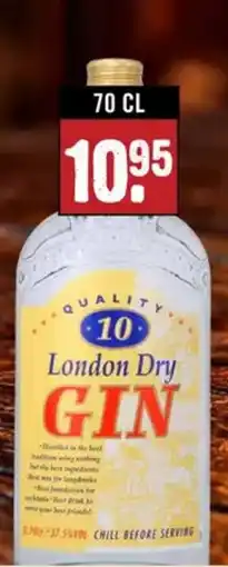 Dirck 3 Quality 10 London Dry Gin aanbieding