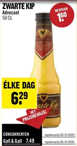 Dirck 3 Zwarte Kip Advocaat aanbieding