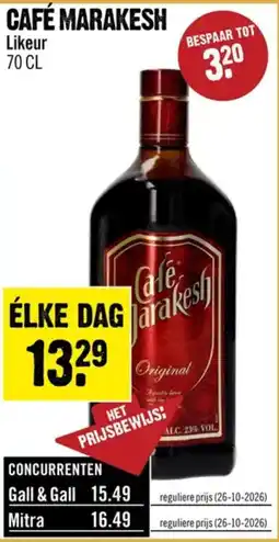 Dirck 3 Café Marakesh Likeur aanbieding