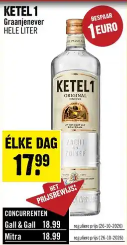 Dirck 3 Ketel 1 Graanjenever aanbieding