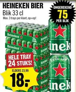 Dirck 3 Heineken bier aanbieding