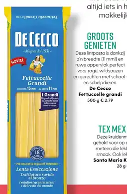 Allerhande De Cecco Fettuccelle Grandi aanbieding