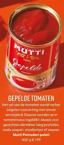 Allerhande Mutti Pomodori Pelati aanbieding
