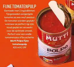 Allerhande Mutti Polpa Fijne Tomatenpulp aanbieding