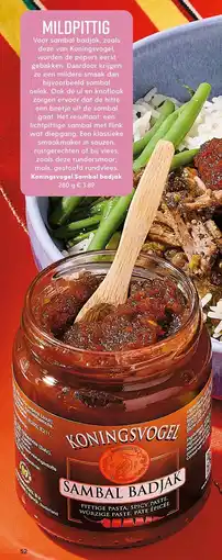 Allerhande Koningsvogel Sambal Badjak aanbieding