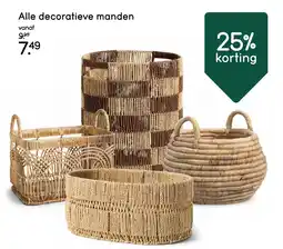 Leen Bakker Alle decoratieve manden aanbieding