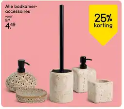 Leen Bakker Alle badkamer accessoires aanbieding