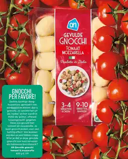 Allerhande AH gevulde Gnocchi Tomaat & Mozzarella aanbieding