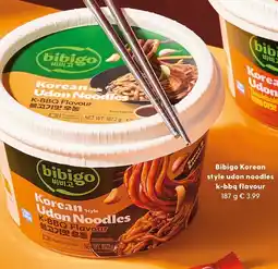 Allerhande Bibigo Korean Style Udon Noodles K-BBQ Flavour aanbieding