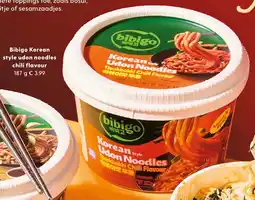 Allerhande Bibigo Korean Style Udon Noodles Chili Flavour aanbieding