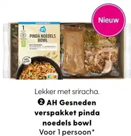 Allerhande AH Gesneden Verspakket Pinda Noedels Bowl aanbieding