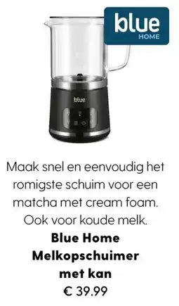 Allerhande Blue Home Melkopschuimer Met Kan aanbieding
