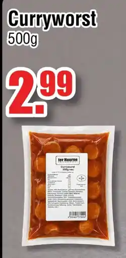 Ter Huurne Holland Markt ter Huurne curryworst aanbieding