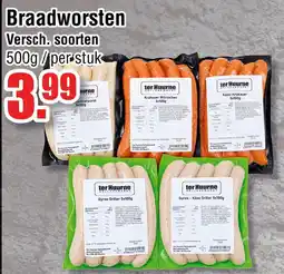 Ter Huurne Holland Markt ter Huurne Braadworsten aanbieding