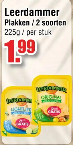 Ter Huurne Holland Markt Leerdammer Plakken / 2 soorten aanbieding