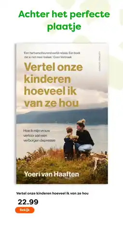 The Read Shop Vertel onze kinderen hoeveel ik van ze hou aanbieding