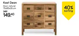 Leen Bakker Bekijk Kast Dean 40% korting aanbieding