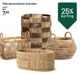 Leen Bakker Bekijk Alle decoratieve manden 25% korting aanbieding