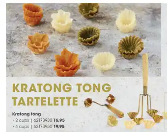 HANOS Kratong tong 2 cups aanbieding