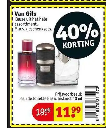 Kruidvat Van gils 40% Korting aanbieding